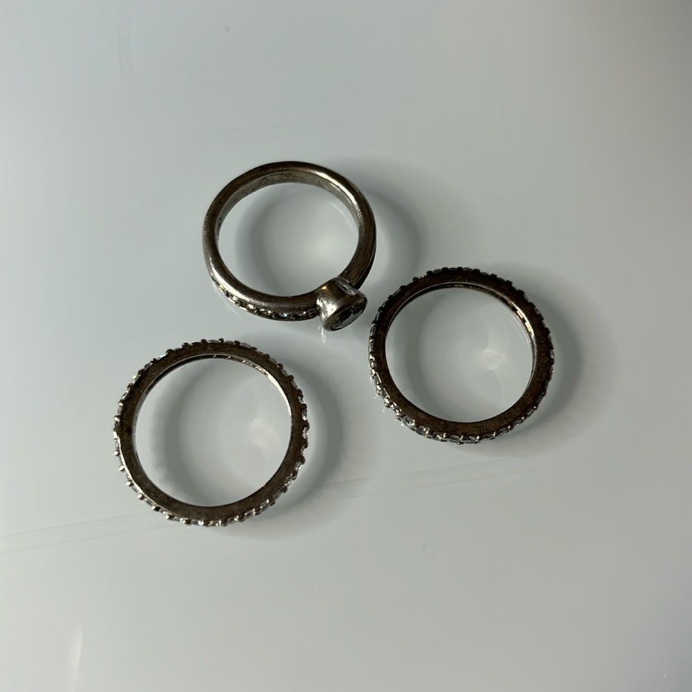 1* ring 925 Silver Diamond Sterling Rings* You choose one1 - Picture 6 of 10